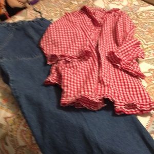 Gingham blouse